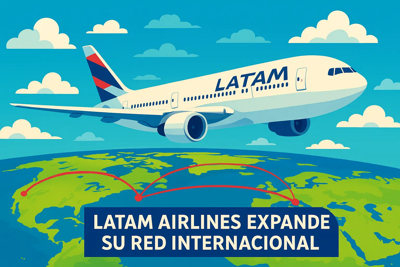 LATAM Airlines Expands its International Network: New Flights to the United States, Europe and Plans for the Middle East